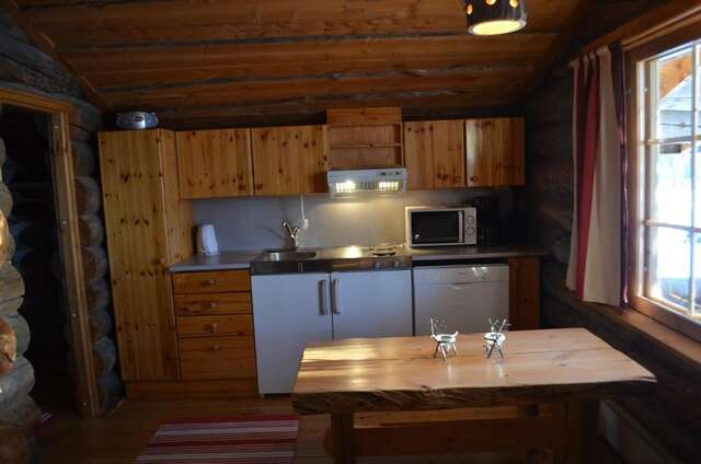 Шале Arctic Log cabin Саариселькя-37