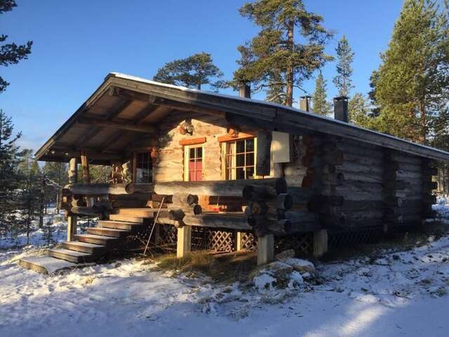 Шале Arctic Log cabin Саариселькя-41